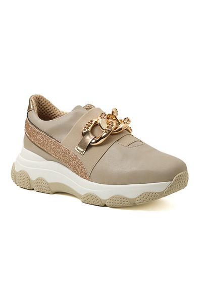 COMART Pantofi cu pană pentru femei 9R4660 Comart 4660 Mic Nap Bei Ver Pe To PL Bej