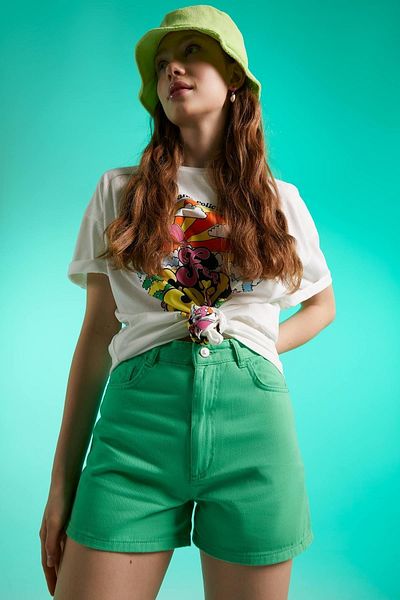 DeFacto Cool Regular Fit 100% Cotton Shorts