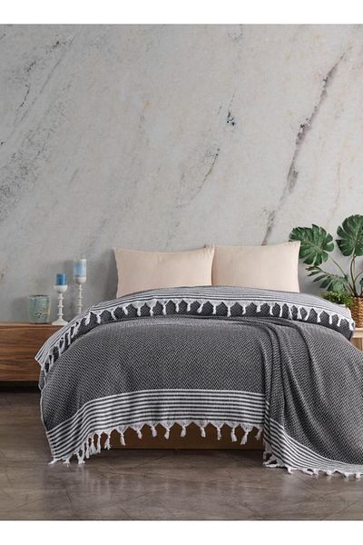 Skyrose Modern V Pattern Bedspread 200x230 Cm Bed Pique Cross Line Patterned Pique Colorful Pique