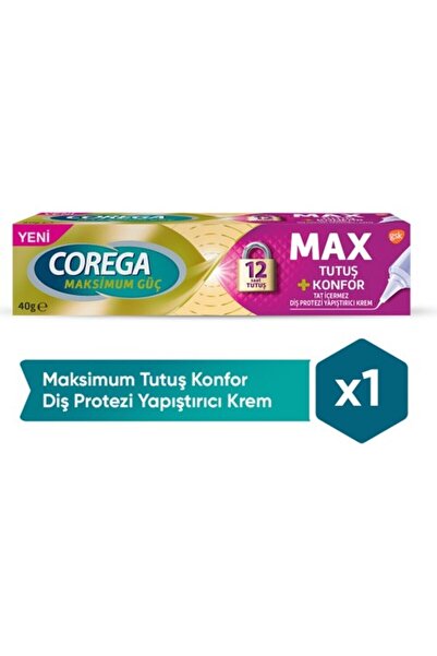 Corega Diş Protezi Yapıştırıcı Krem Yastık Konforu 40gr