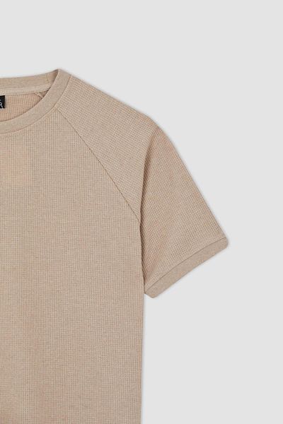 DeFacto Moderní Fit tričko Crew Neck