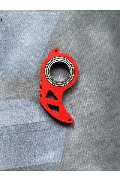 Skyv Keyrambit V2 Pro Red Rotatable Keychain 1 Piece