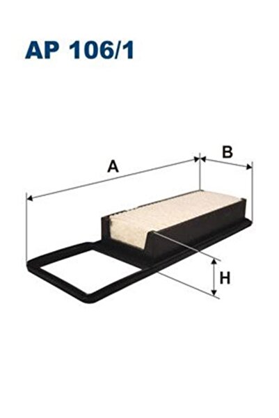 Filtron فلتر هواء AP106/1 - (هوندا: جاز 02-05) (WK492778)