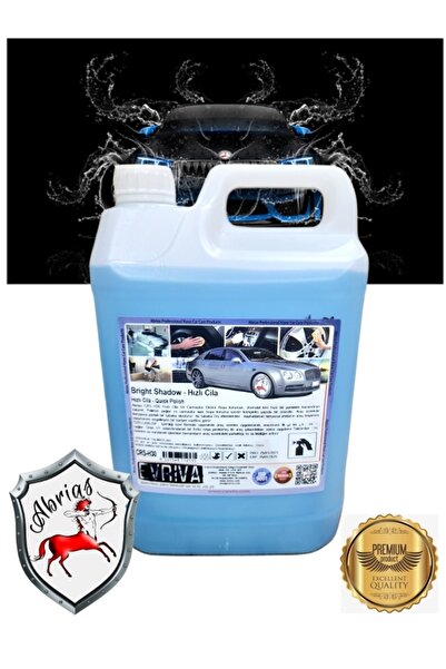 Abrias Hızlı Cila Bright Shadow Süper Parlak Su iticili Cam Su iticili 5lt