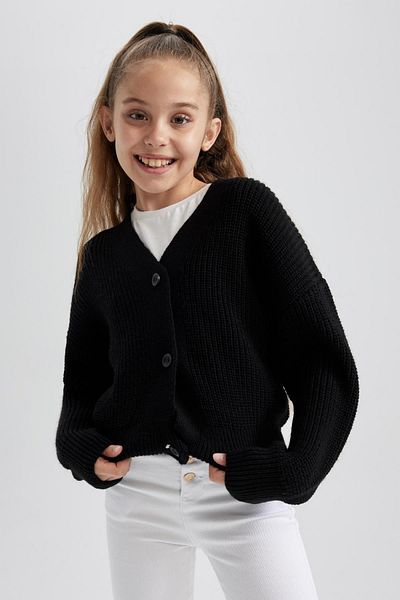 Black Kids Cardigans Styles Prices Trendyol