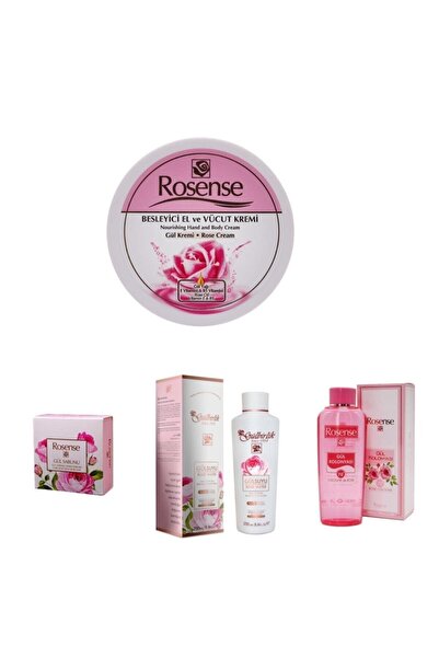 Rosense Gül Suyu + Gül Sabunu + Gül Kolonyası