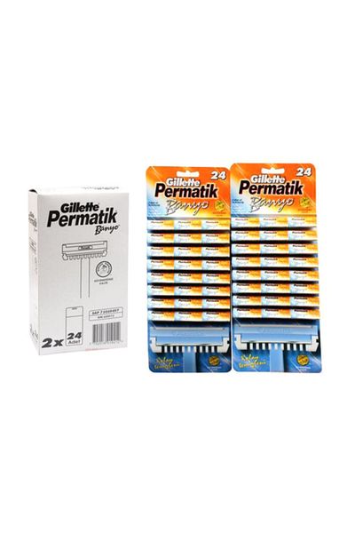 Gillette Permatic Bath Razor x 48