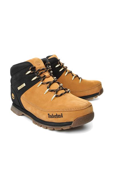 Timberland حذاء أطفال جلد طبيعي أسود - 2 قطعة 2017046 _Lq56