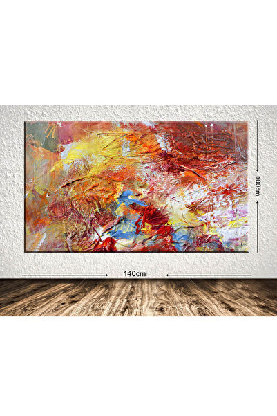 Tablo Center Dev Boyut Soyut Kanvas Tablo 100x140cm