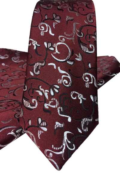 Varetta Чоловічий бордовий краватка зі смужками