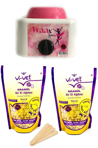Vi-vet Soyubilir Ağda Seti -Naturel Ağda, Ağda Makinesi