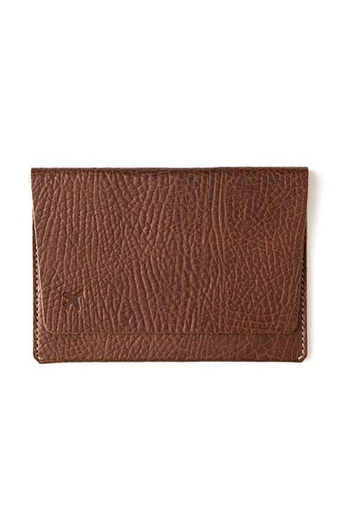 Leather Paper Brown Leather Paper Passport Case