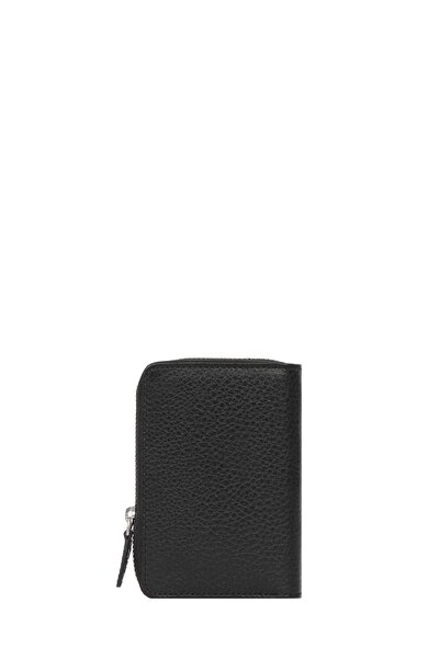 CENGİZ PAKEL Leather Black Women's Wallet 13694