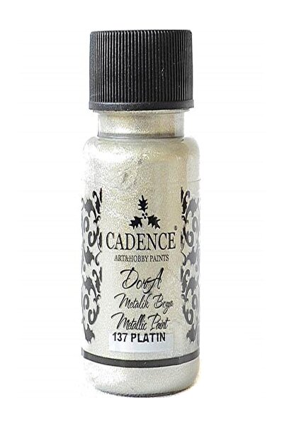 Cadence Dora Simli Metalik Boya 137-Platin 50ml