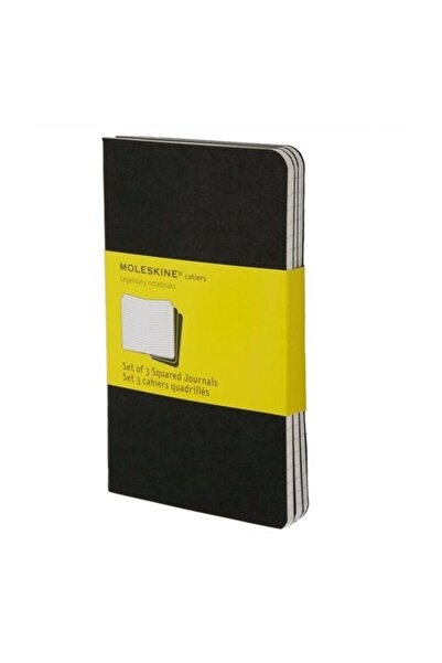 Moleskine Cahier L Boy Чорний клітиновий зошит