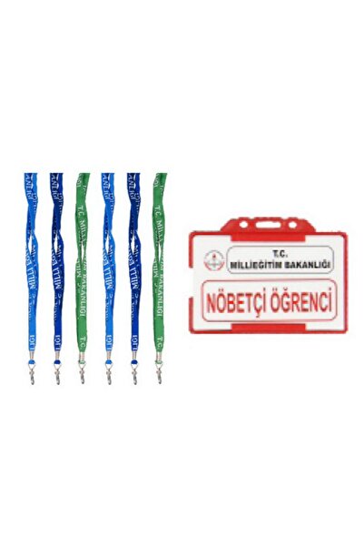 Gülpaş Yaka Kartı Nöbetçi Öğrenci İpli
