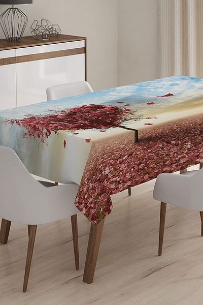 Realhomes Față de masă imprimată digital 3D cu design personalizat - 140 x 180 cm