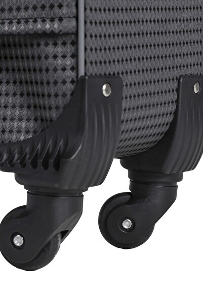 Best Füme Unisex Büyük Boy Valiz 1062-FM-B