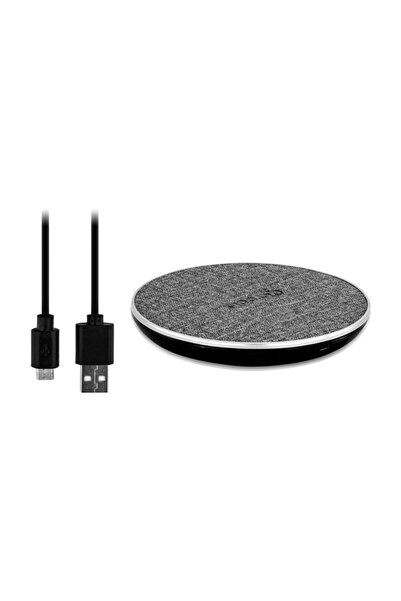 Ktools Zeta 10w QI Siyah Wireless Kablosuz Hızlı Şarj Cihazı