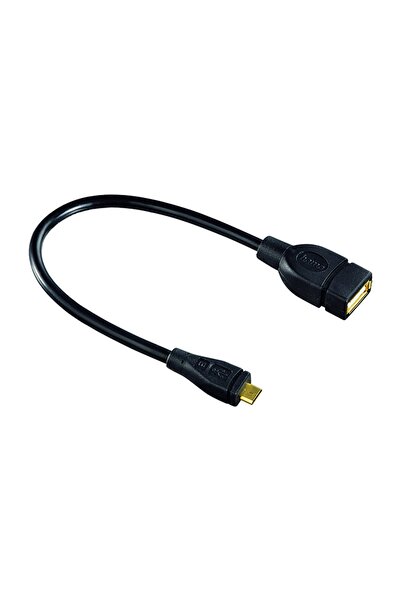 Adaptör USB B (Micro) Fiş - USB A Soket Altın Uç