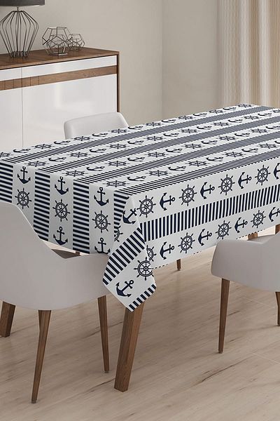 Realhomes Față de masă imprimată digital 3D cu design personalizat - 140 x 220 cm