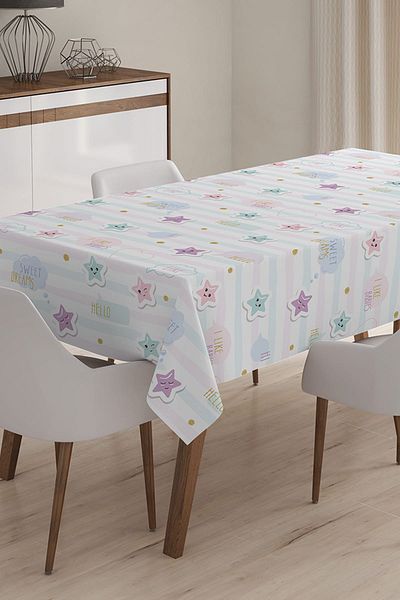 Realhomes Față de masă imprimată digital 3D cu design personalizat - 120 x 140 cm