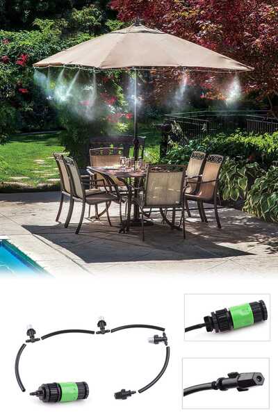 Buffer Açık Alan Sulama Serinletme Ve Nemlendirme Sistemi 10 Mt