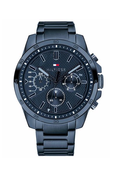 Tommy Hilfiger Men 1791560  Chronograph Dial Bracelet Watch, Blue
