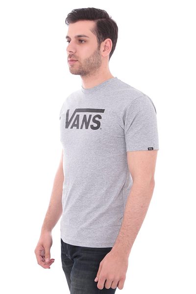 Vans CLASSIC Men's Gray T-Shirt100535051