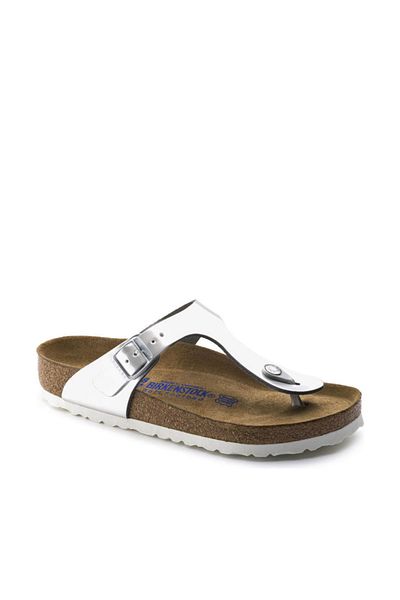Birkenstock Silver Slippers 1003674