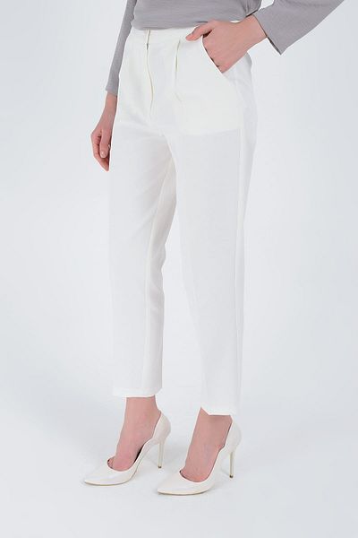 Bym Fashion Γυναικείο λευκό παντελόνι 2011