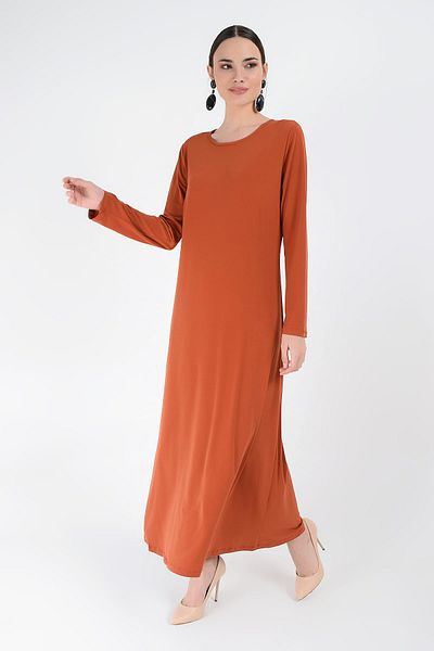 Bym Fashion Γυναικείο φόρεμα από τούβλα 3202
