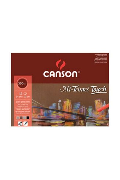 Canson Mi-Teintes Touch Pastel Notebook 12 Sheets 350g 24x32