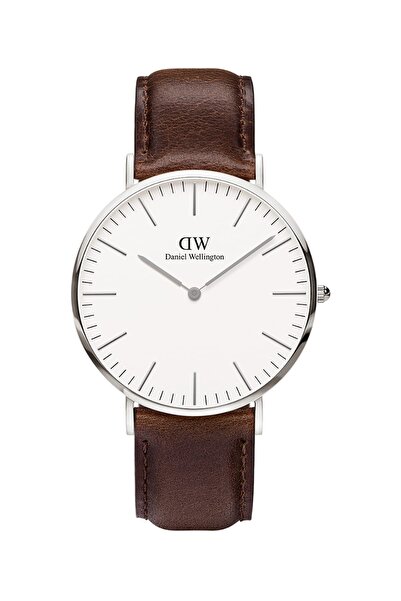 Daniel Wellington Ρολόι DW00100023, unisex, 40 χιλιοστά, μεταλλικό, Ασημί