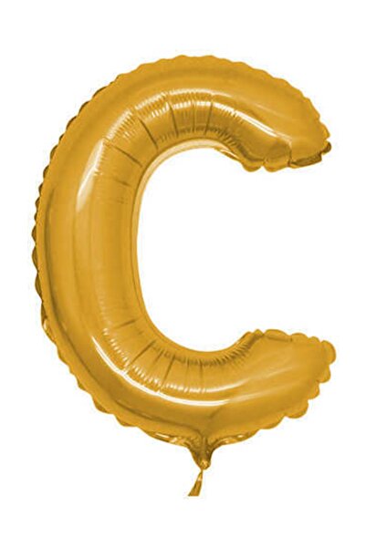 kidspartim بالون فويل ذهبي حرف C 16 بوصة 40 سم