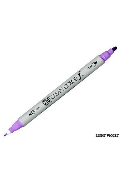 Zig Clean Color F Tcs-6000t 081 Light Violet Double Sided Pencil