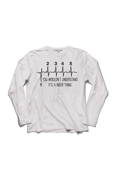 Kendim Seçtim Este un tricou cu mânecă lungă pentru motocicletă
