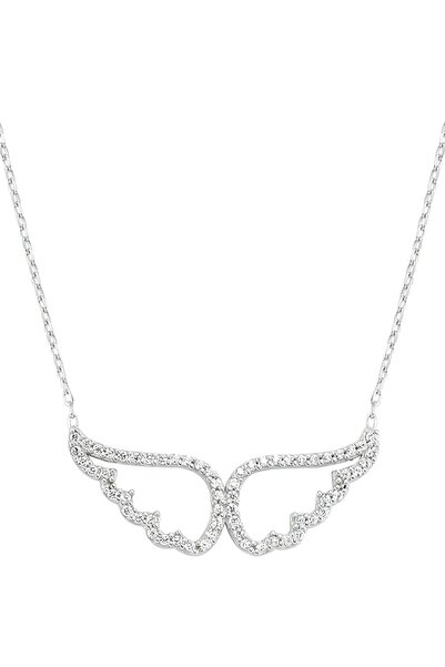 Takıhan 925 Ayar Gümüş Melek Kanadı Kolye TH1407