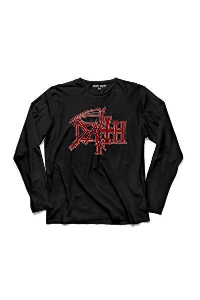 Kendim Seçtim Tricou cu mânecă lungă Death Life Will Never Last Metal Band Me...
