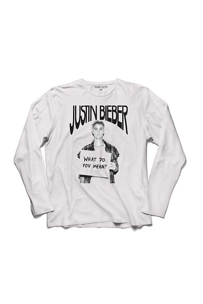 Kendim Seçtim Tricou cu mânecă lungă pentru bărbați Justin Bieber 1994 What Do You Mean