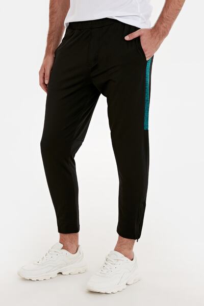 LC Waikiki Pantaloni de trening negri noi pentru bărbați 9W6739Z8