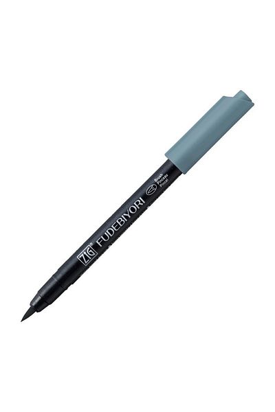 Zig Fudebiyori Brush Pen Brush Tip Pen 92 BLUE GRAY