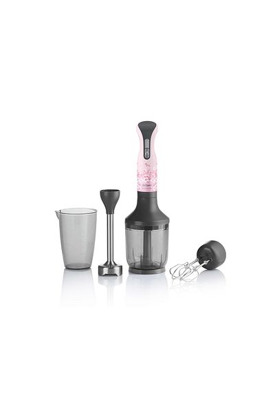 Arzum Ar1087 Prostick 1500 مجموعة خلاط يدوي زهر الكرز