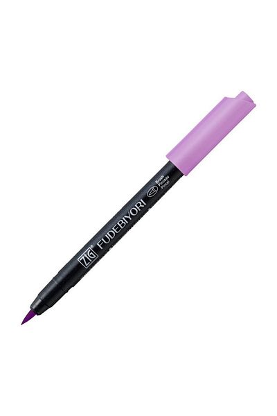 Zig Fudebiyori 81 Light Violet Brush Pen - Brush Tip Pen