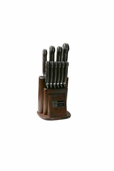 Sürbisa 10 Pieces Special Handcrafted Real Surmine Steel Knife Countertop Knife Set Non-Slip Handle
