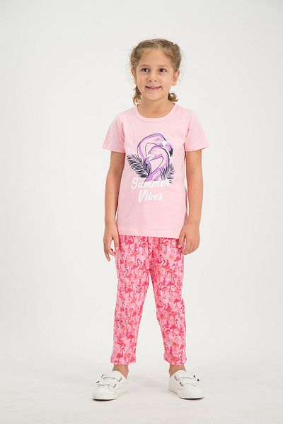 ROLY POLY Girl's Pajama Set Dark Pink