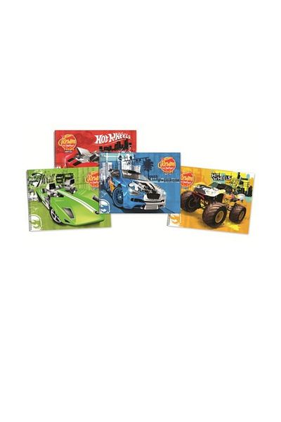 Gıpta 5438 Caiet de pictură Hot Wheels 35x50 cm 15 coli