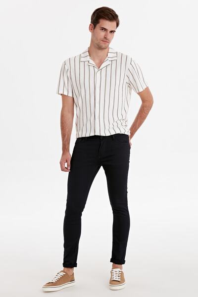 LC Waikiki Ανδρικό Τζιν Σκούρο Rodeo Skinny Fit 9W0200Z8