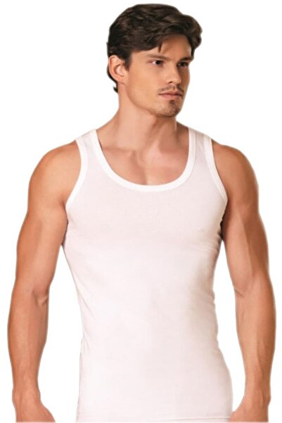 Seher Yıldız Men's Classic Combed Cotton Athlete White