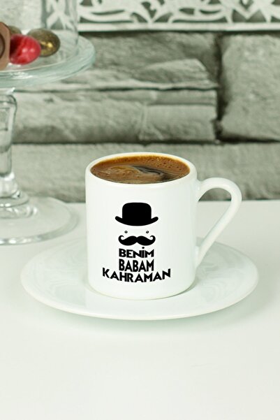 Hediyelen My Father Hero Turkish Coffee Cup White